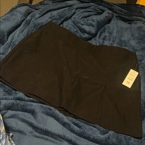 NWT Rafella Classic Black Mini Skort